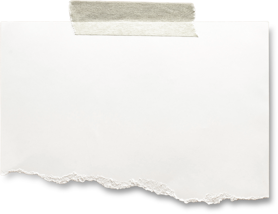 Note with Adhesive Tape